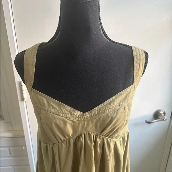 Daily Practice NEW‎ WITH TAGS Top Tier Utility Sweetheart Midi Dress small boho - Picture 3 of 11